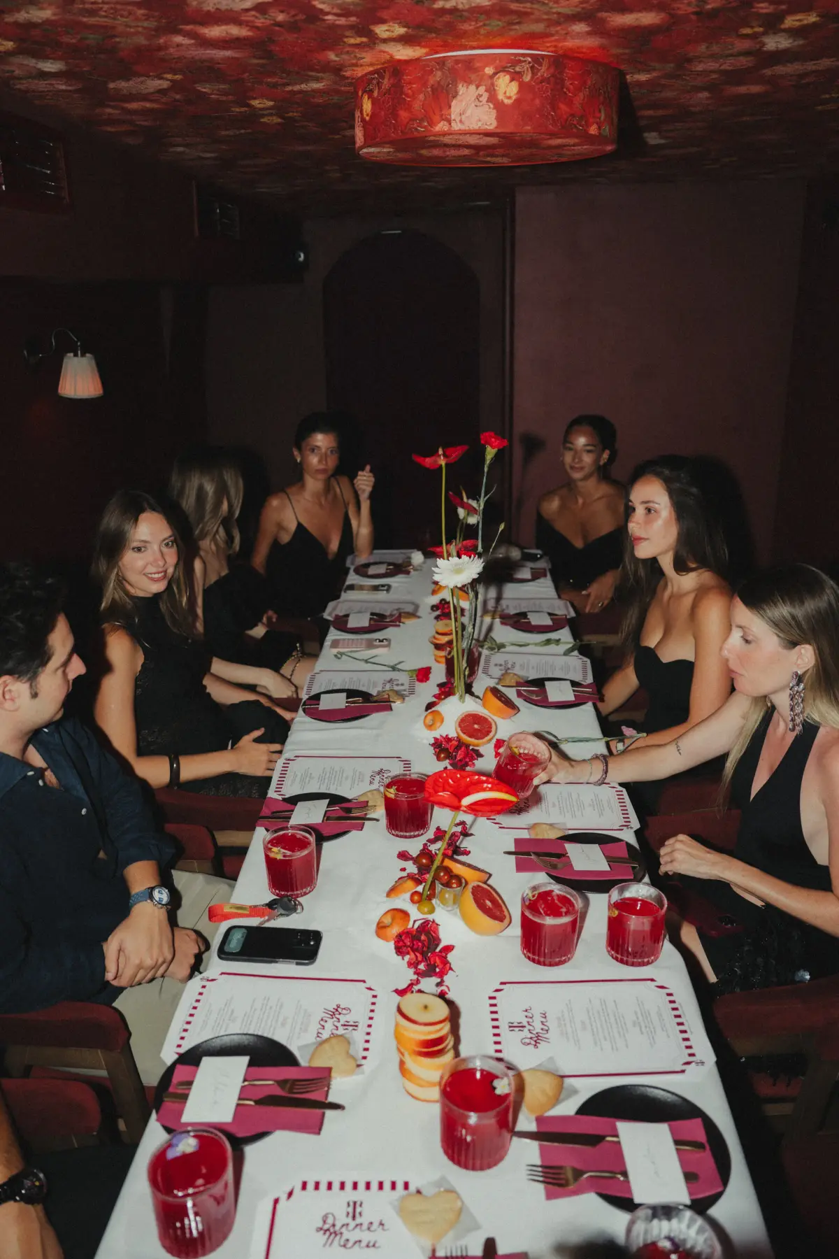A long-table dinner at Patara